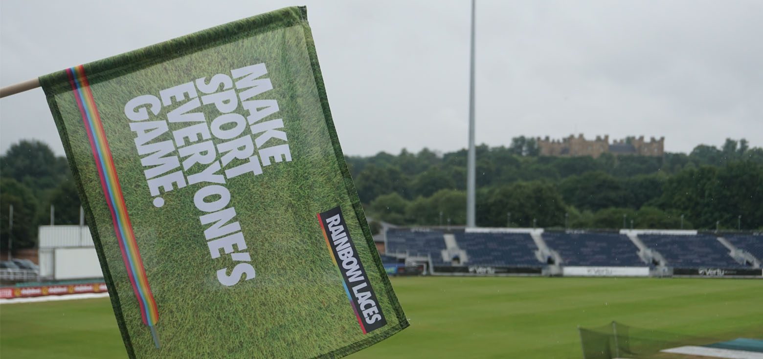Durham Cricket Supports Stonewalls Rainbow Laces Campaign Durham Cricket 3032